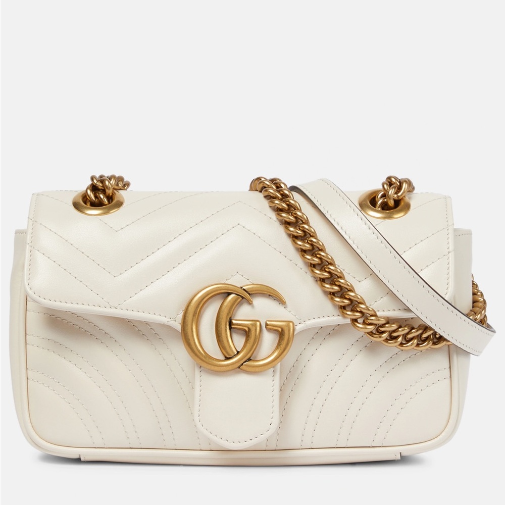 Gucci GG Marmont Mini crossbody bag - dust bag and card included.